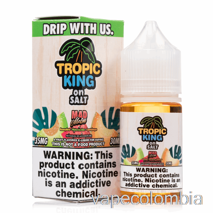 Vape Recargable Mad Melones - Tropic King On Salt - 30ml 35mg